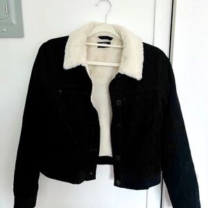 Corduroy jacket sherpa